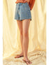 Miou Muse W Embroidered Denim Shorts DENIM