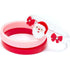Lilies & Roses Santa Bow Red Bangles
