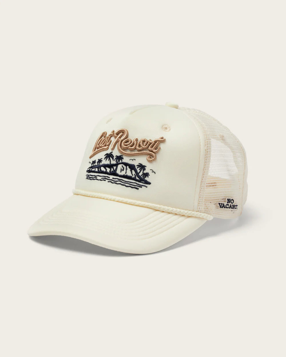 Hemlock Hat Co Last Resort Foam Trucker BONE