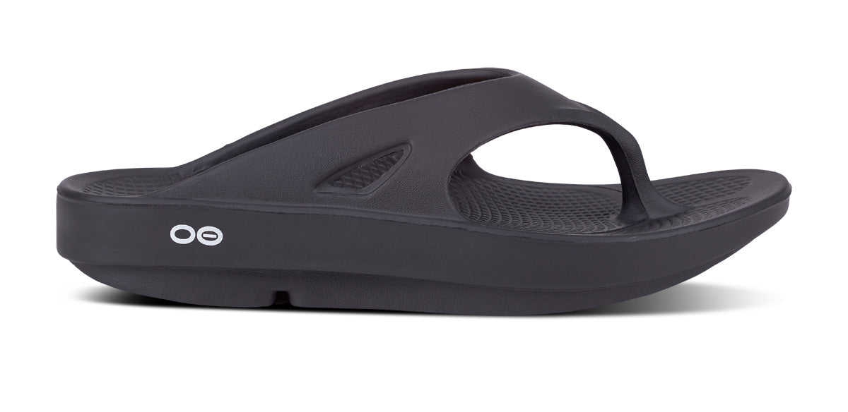 OOFOS M OOriginal Thong Sandal BLACK
