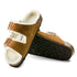 Birkenstock Arizona Shearling Suede Leather MINK - REGULAR