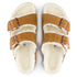 Birkenstock Arizona Shearling Suede Leather MINK - REGULAR