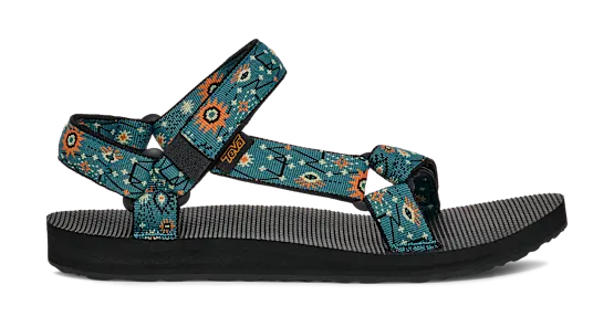 Teva W Original Universal ASTRONOMY BLUE OPAL / PALE LIME YELLOW