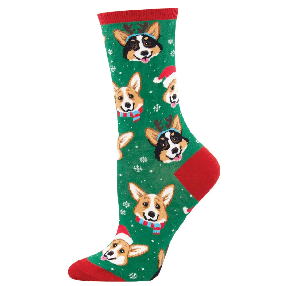 Socksmith W Happy Pawlidays GREEN