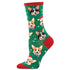 Socksmith W Happy Pawlidays GREEN