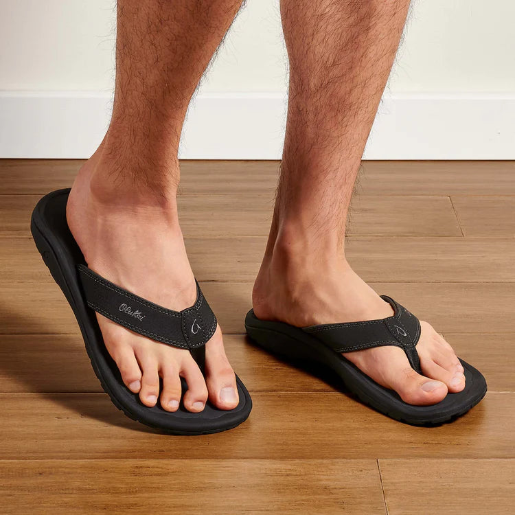 Olukai M Ohana BLACK / DARK SHADOW