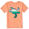 Life is Good Kids SS Crusher Tee Turtlescape CANYON ORANGE