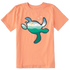 Life is Good Kids SS Crusher Tee Turtlescape CANYON ORANGE