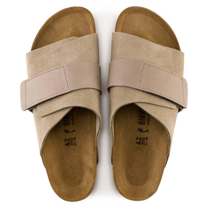 Birkenstock M Kyoto Nubuck/Suede Leather TAUPE - REGULAR