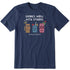 Life is Good M Crusher SS Crusher Lite Drinks Well With Others DK BLUE