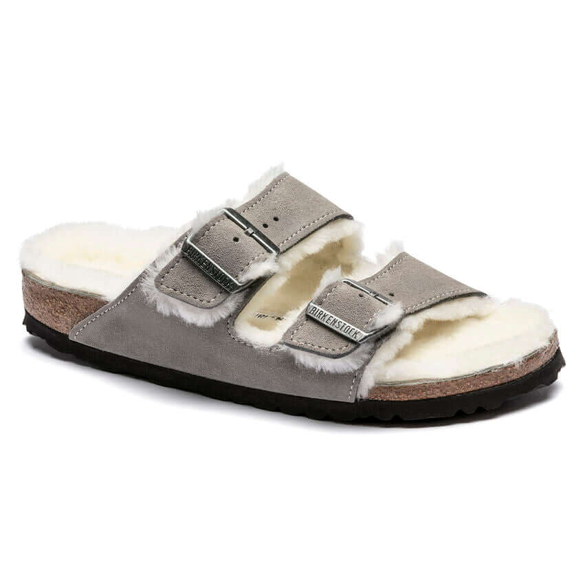 Birkenstock W Arizona Shearling STONE COIN - REGULAR