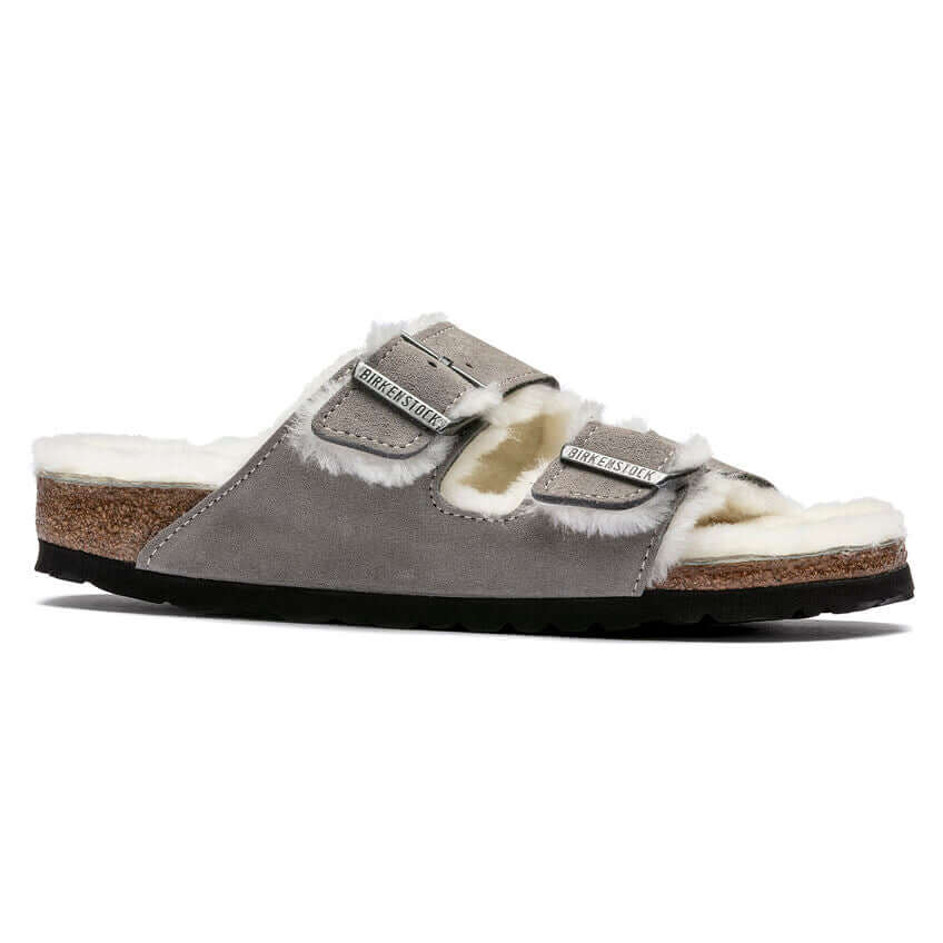 Birkenstock W Arizona Shearling STONE COIN - REGULAR