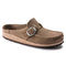 Birkenstock W Buckley Suede Leather GRAY TAUPE - NARROW