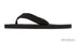 Rainbow Kids Grombow Soft Rubber Top Sole with 1" Strap BLACK / BLACK