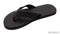 Rainbow Kids Grombow Soft Rubber Top Sole with 1" Strap BLACK / BLACK