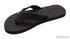 Rainbow Kids Grombow Soft Rubber Top Sole with 1" Strap BLACK / BLACK