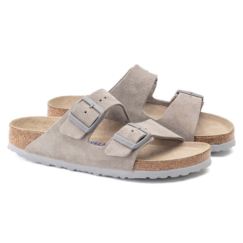 Birkenstock W Arizona Suede STONE COIN - REGULAR