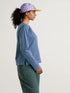 Patagonia W LS Mariner Top EVEN STRIPE DIVER BLUE