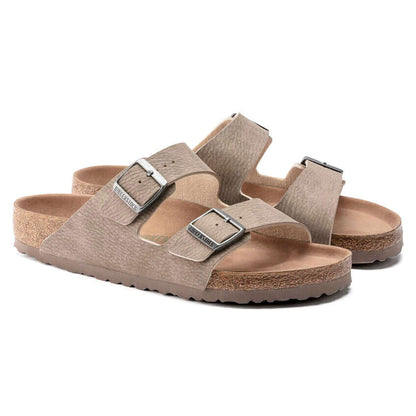 Birkenstock M Arizona Vegan DESERT DUST GRAY TAUPE - REGULAR