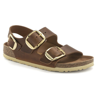 Birkenstock W Milano Big Buckle COGNAC - REGULAR