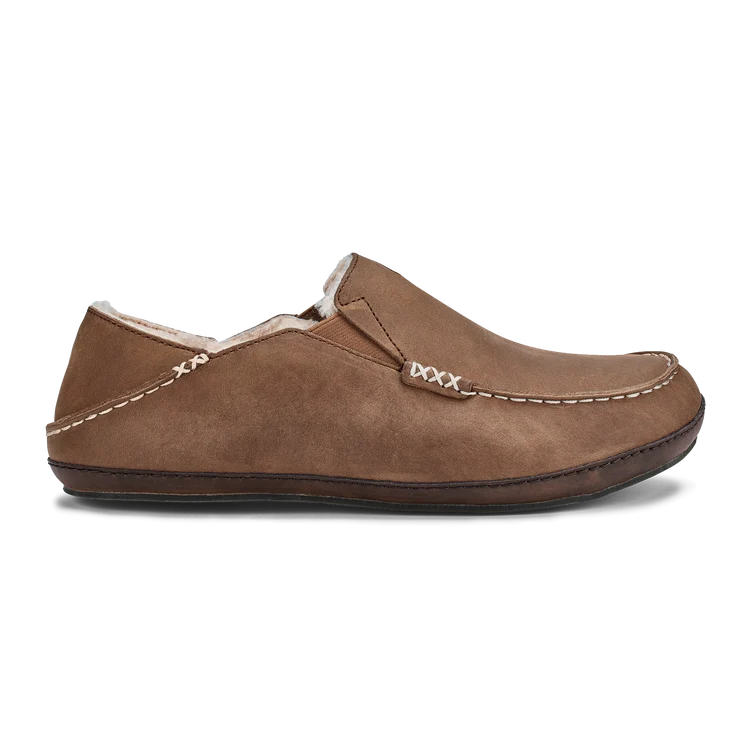 Olukai M Moloa Slipper TOFFEE / DARK WOOD