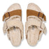 Birkenstock W Arizona Teddy Split Suede Leather/Shearling MINK - NARROW