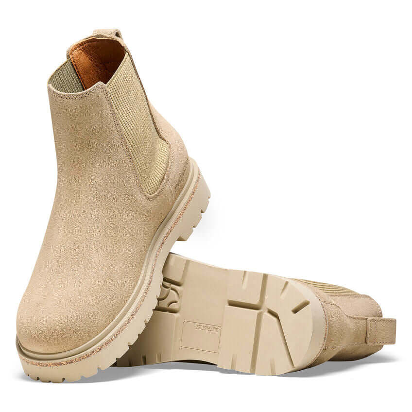 Birkenstock W Highwood Slip On Suede Leather TAUPE - NARROW