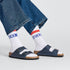 Birkenstock Striped Crew Socks WHITE