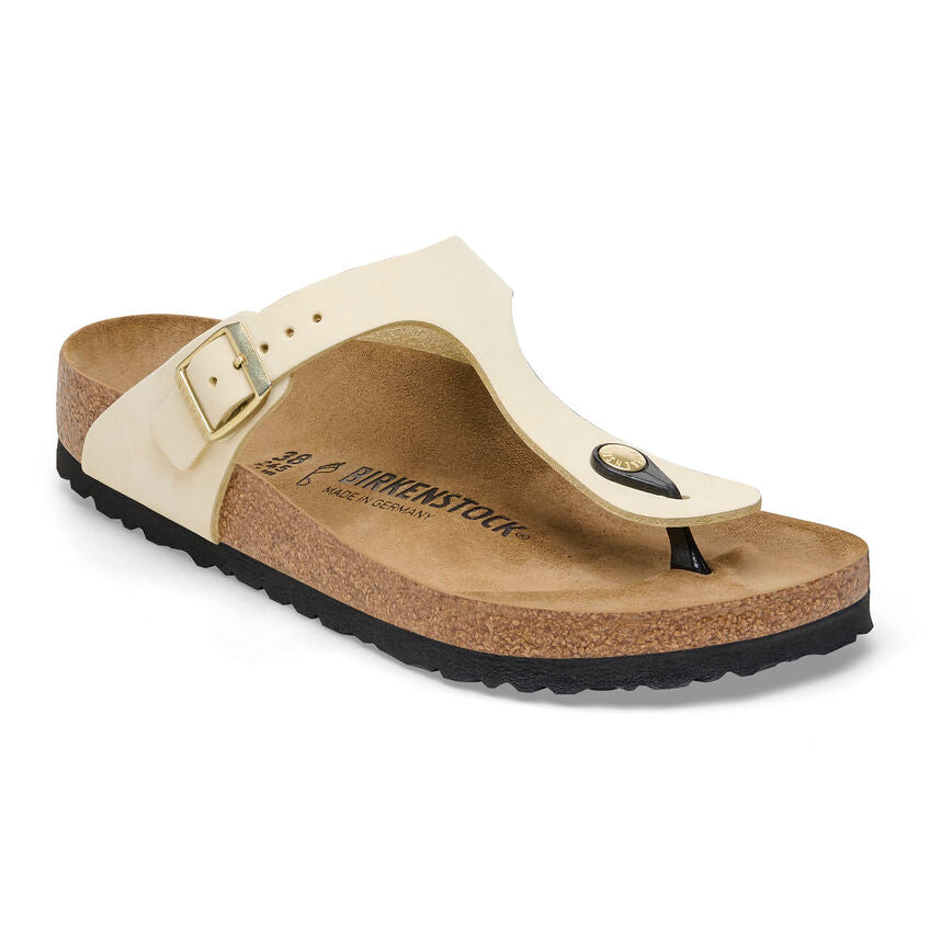 Birkenstock W Gizeh Nubuck Leather ECRU - REGULAR