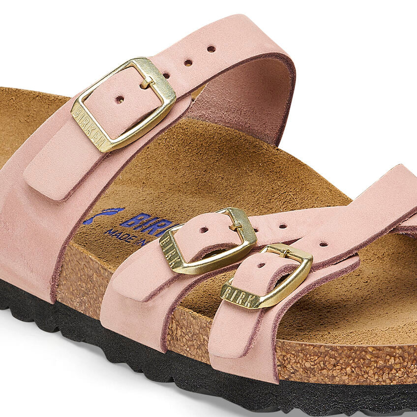 Birkenstock W Franca SFB Nubuck Leather SOFT PINK - REGULAR