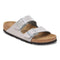 Birkenstock W Arizona SHINY GLITTER SILVER-NARROW