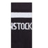 Birkenstock Striped Crew Socks BLACK / WHITE