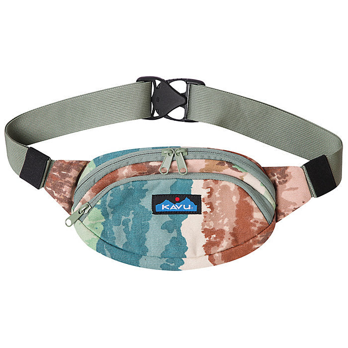 KAVU Canvas Spectator Fanny Pack RIO TYE DYE