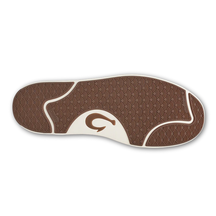 Olukai M Lae' Ahi LAUHALA Woven Leather BLACK / BLACK