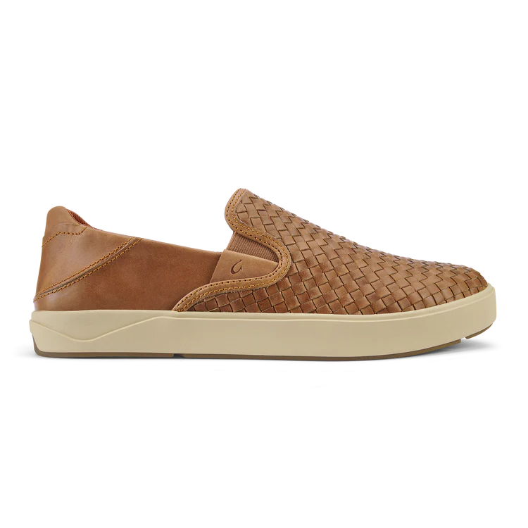 Olukai M Lae' Ahi LAUHALA Woven Leather FOX / FOX