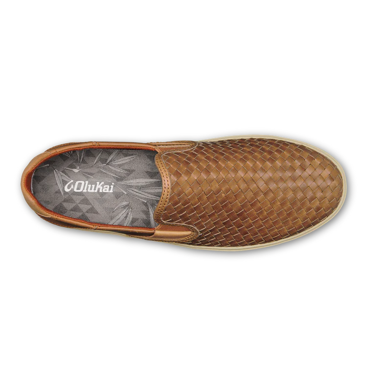 Olukai M Lae' Ahi LAUHALA Woven Leather FOX / FOX
