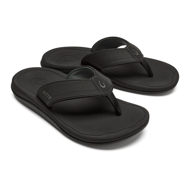 Olukai M 'Ahi Kai BLACK / BLACK