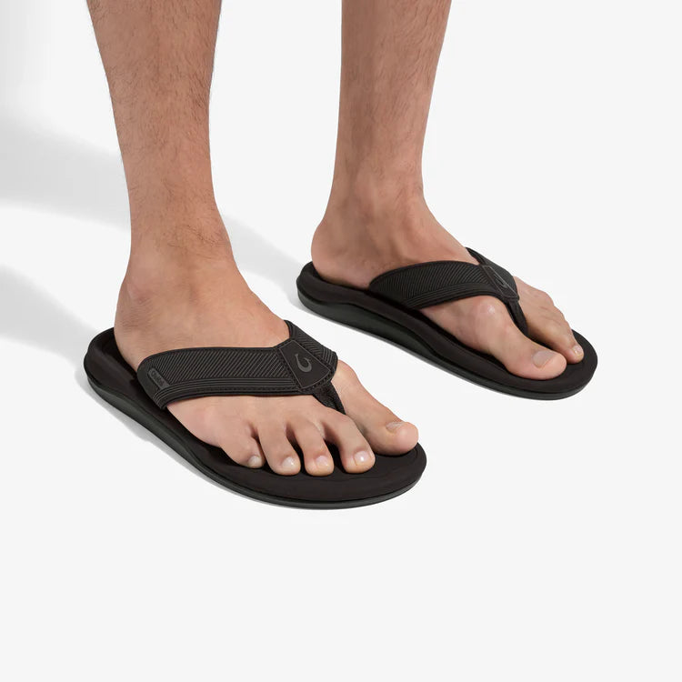 Olukai M 'Ahi Kai BLACK / BLACK