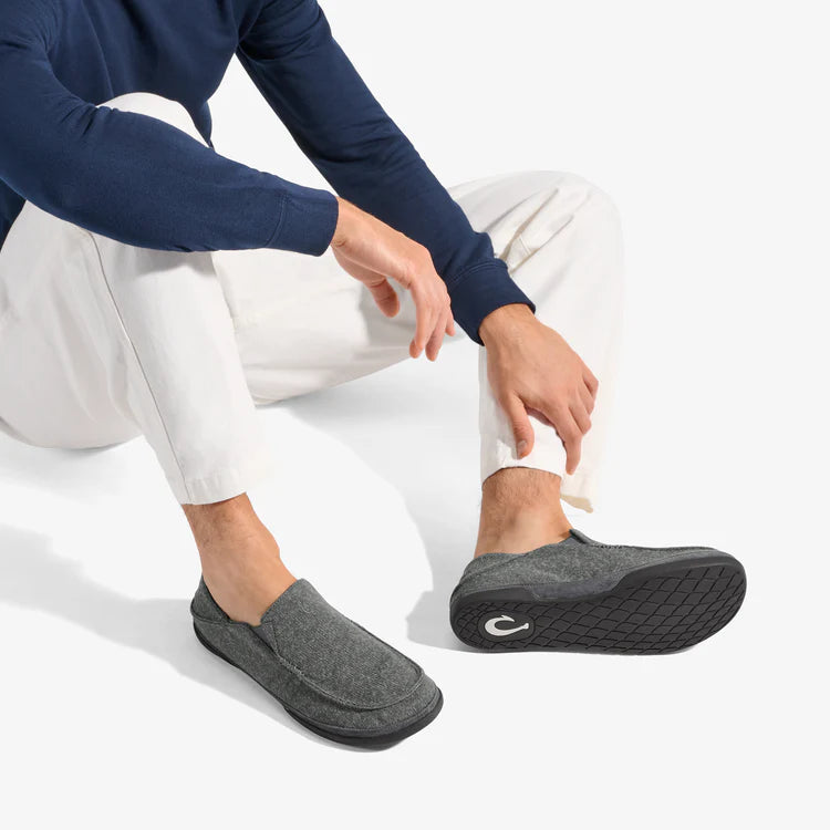 Olukai M Moloa Hulu II Slipper DK SHADOW / DK SHADOW