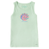 Life is Good W Crusher Tank Tie Dye Tribal Shell SAGE GREEN