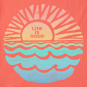 Life is Good W SS Crusher Lite Sun Sea MANGO ORANGE