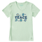 Life is Good W SS Crusher Lite Vee Peace Turtles SAGE GREEN