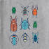 LIfe is good Kids SS Crusher Cool Bug Grid Tee HEATHER GREY