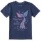 Life is Good Kids SS Crusher Mermaid At Heart Tee DARKEST BLUE