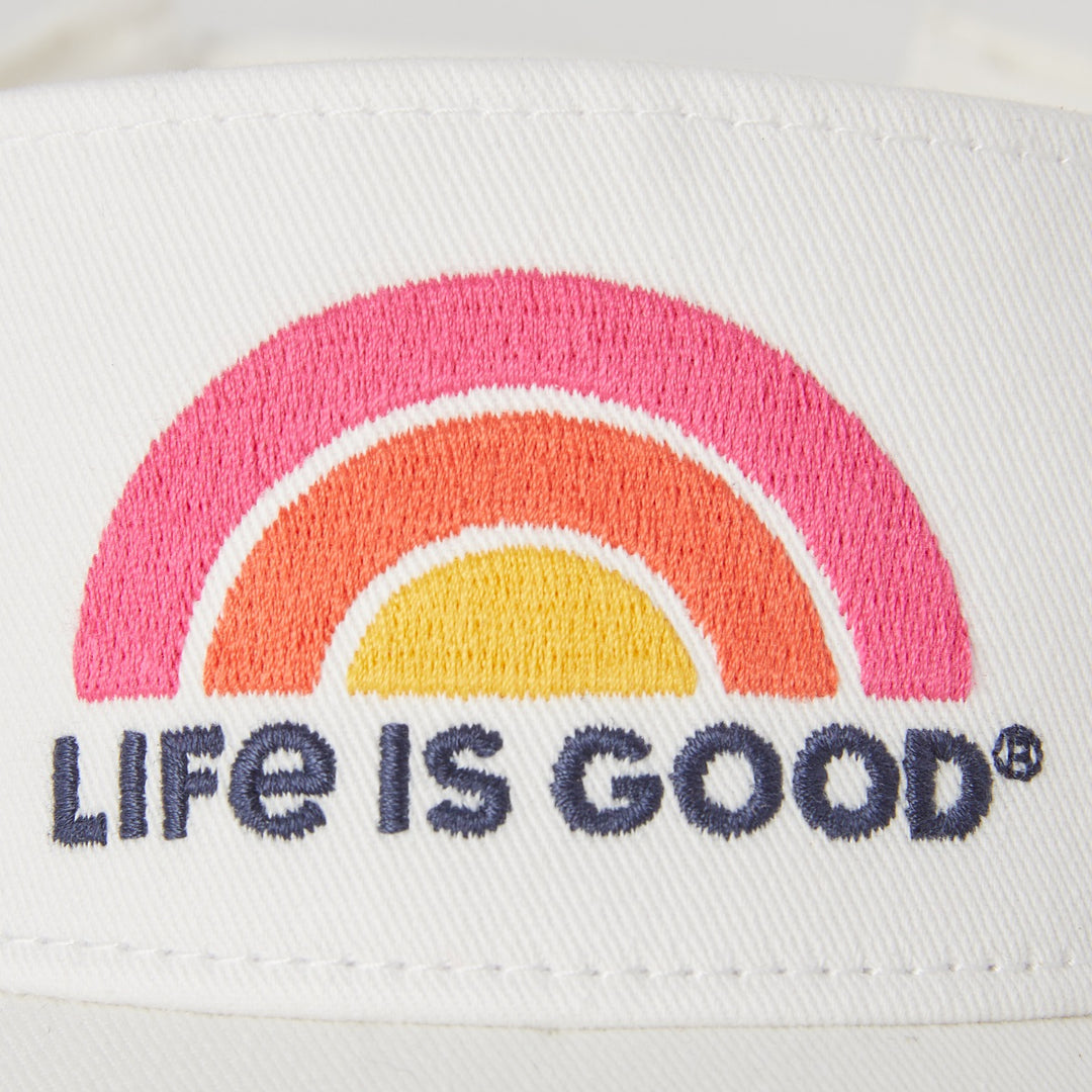 Life is Good Updated Visor Happiness Comes In Waves CLOUD
