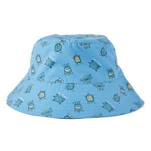 Life is Good Kids Made in The Shade Peace Turtle Bucket Hats COOL BLUE