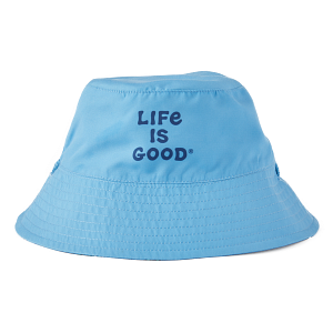 Life is Good Kids Made in The Shade Peace Turtle Bucket Hats COOL BLUE