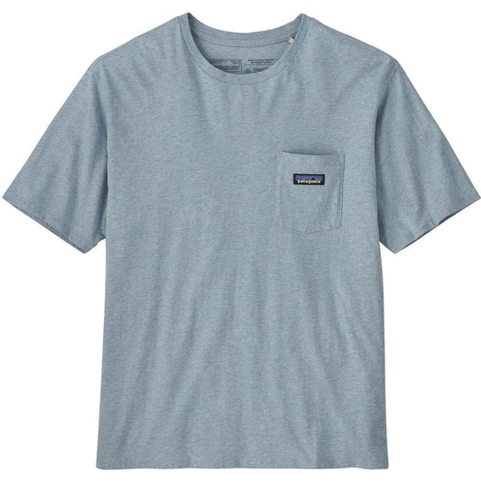 Patagonia M SS Daily Pocket Tee STEAM BLUE