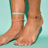 Pura Vida Original Anklet NEON SKY