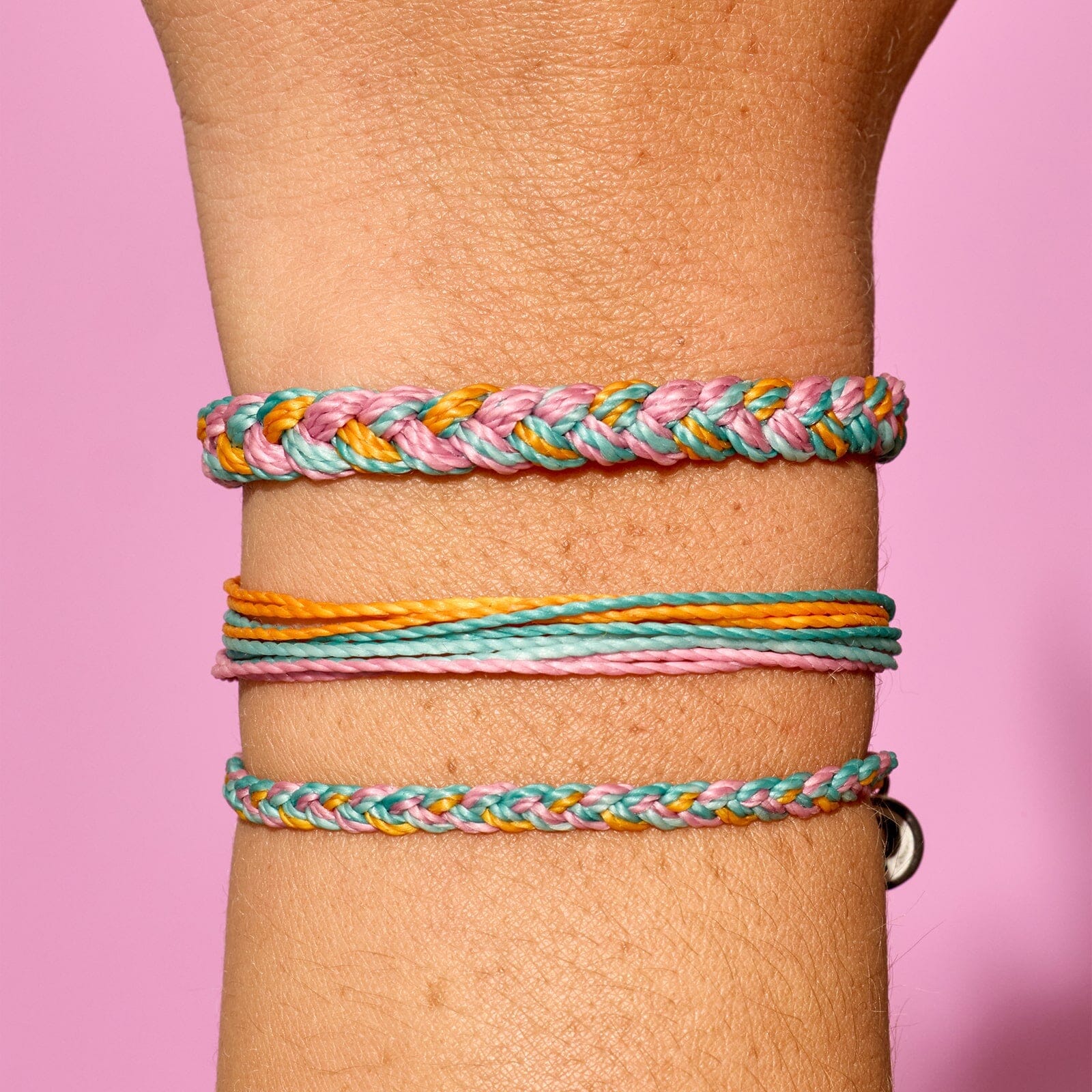Pura Vida Mini Braided Bracelet BEACH BUM